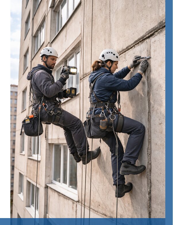 Обследование межпанельных швов в Шарыпове от 1819 р. | ВЫСОТНИК-Шрп