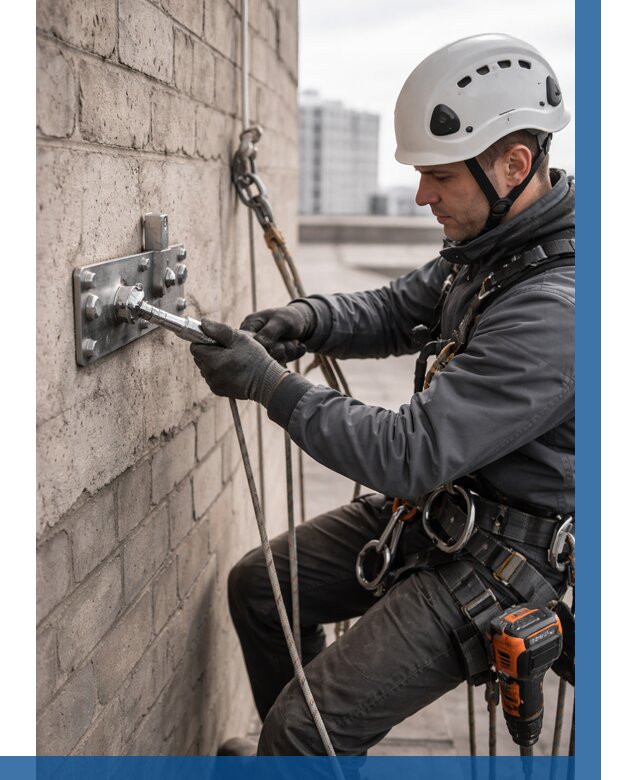 Установка анкерных точек в Шарыпове от 3537 р. | ВЫСОТНИК-Шрп