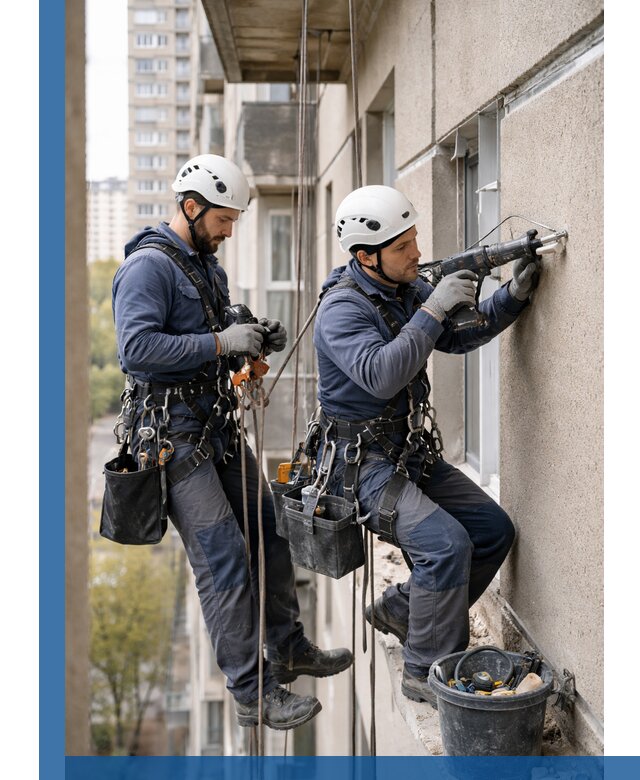 Промышленные альпинисты высотные работы и монтаж в Шарыпове